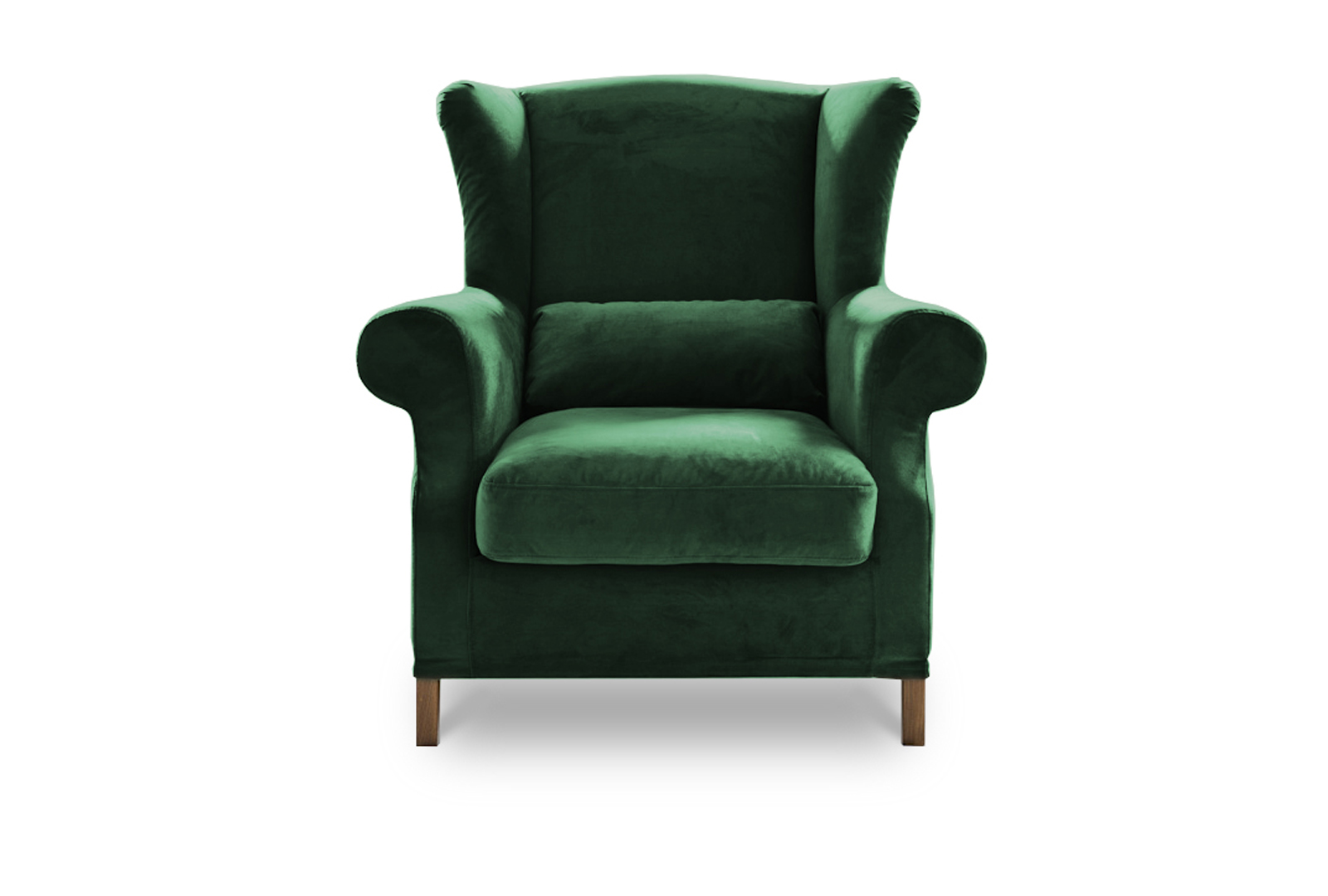 Harlow bottle green armchair