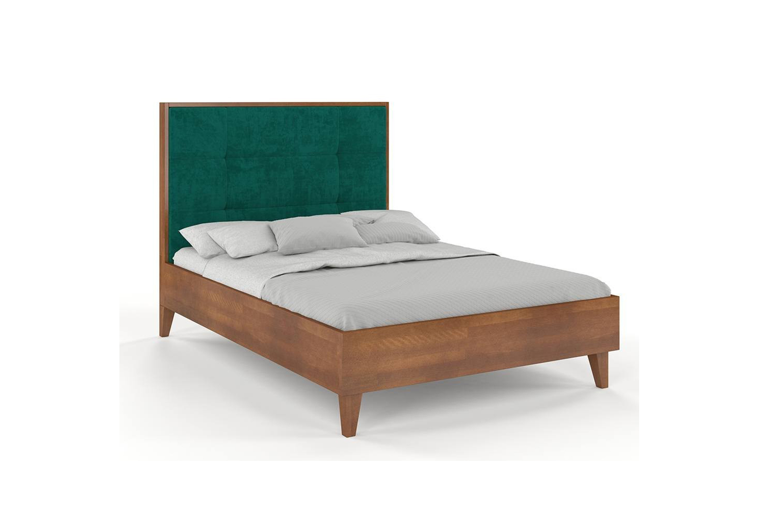 VISBY FRIDA WOODEN BEECH BED WITH A HIGH HEADBOARD 4