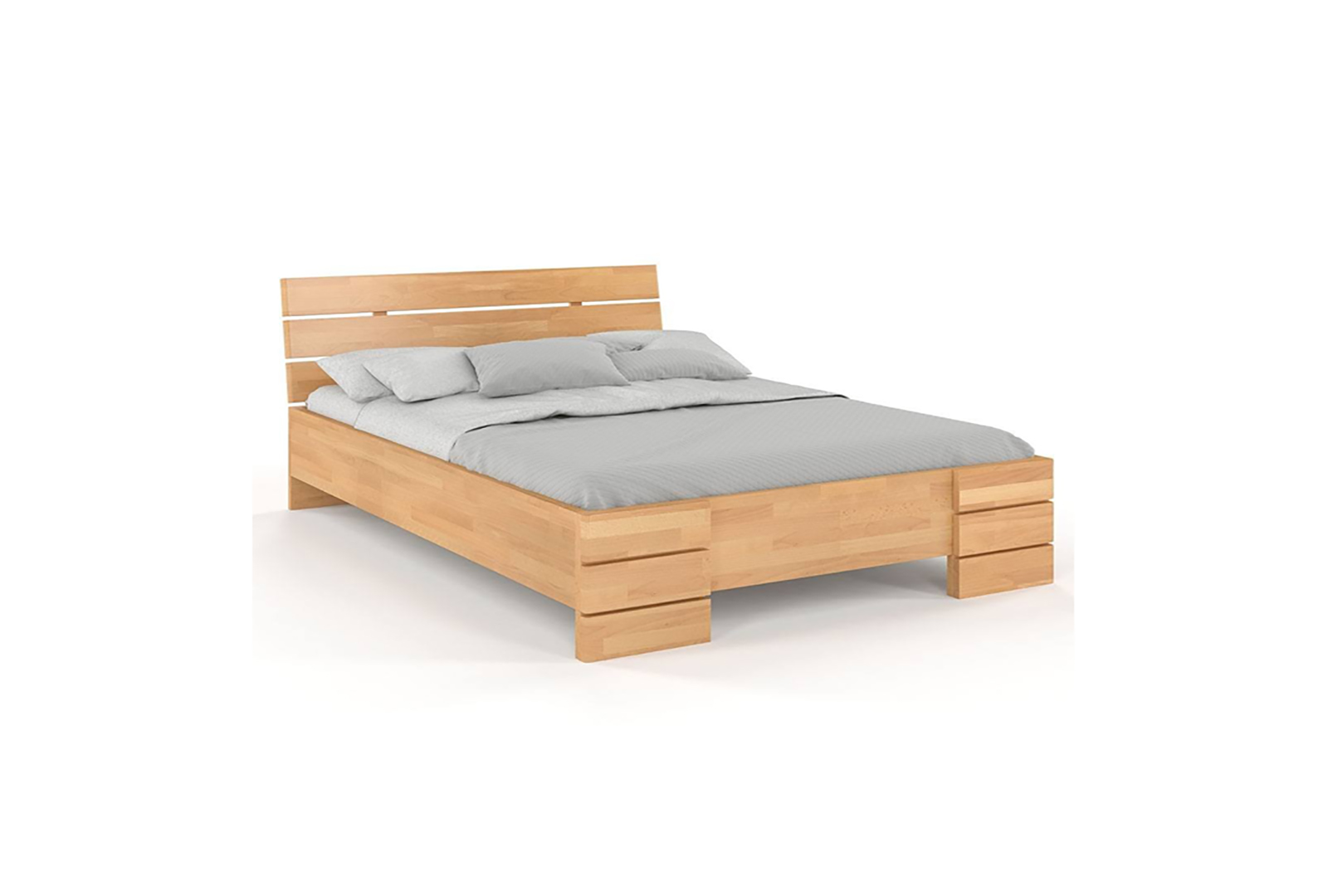 VISBY SANDEMO HIGH AND LONG BEECH BED 1