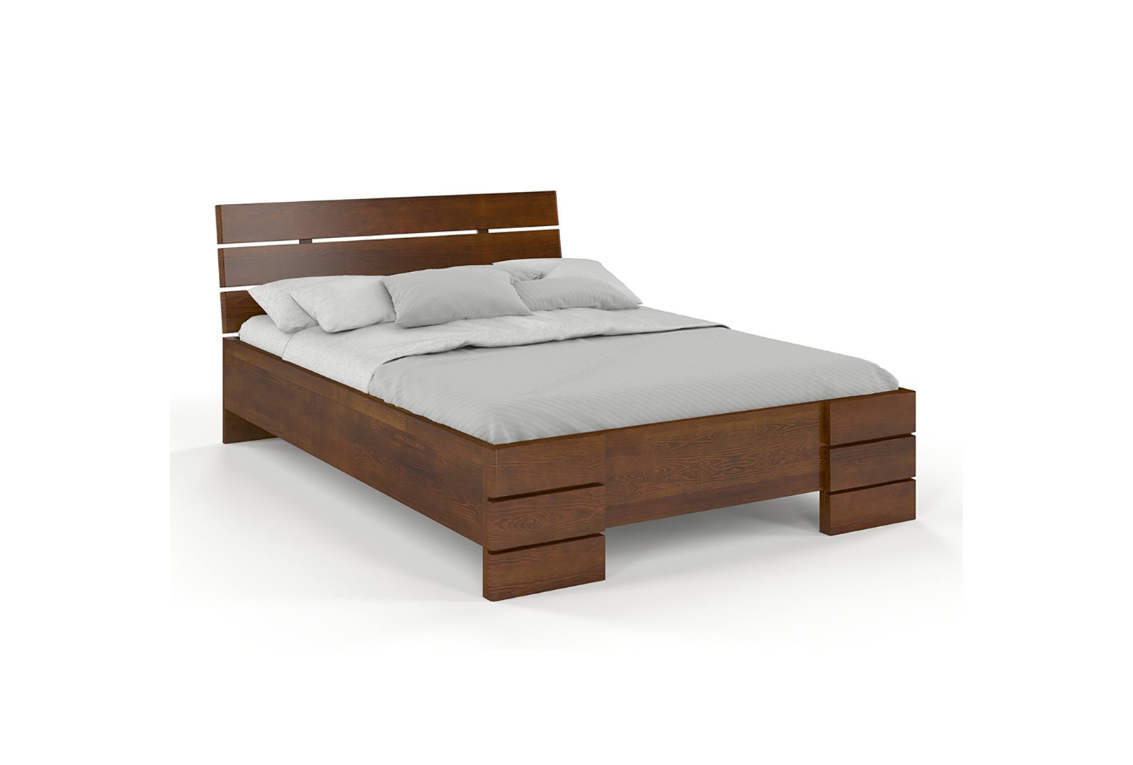 VISBY SANDEMO HIGH AND LONG PINE BED