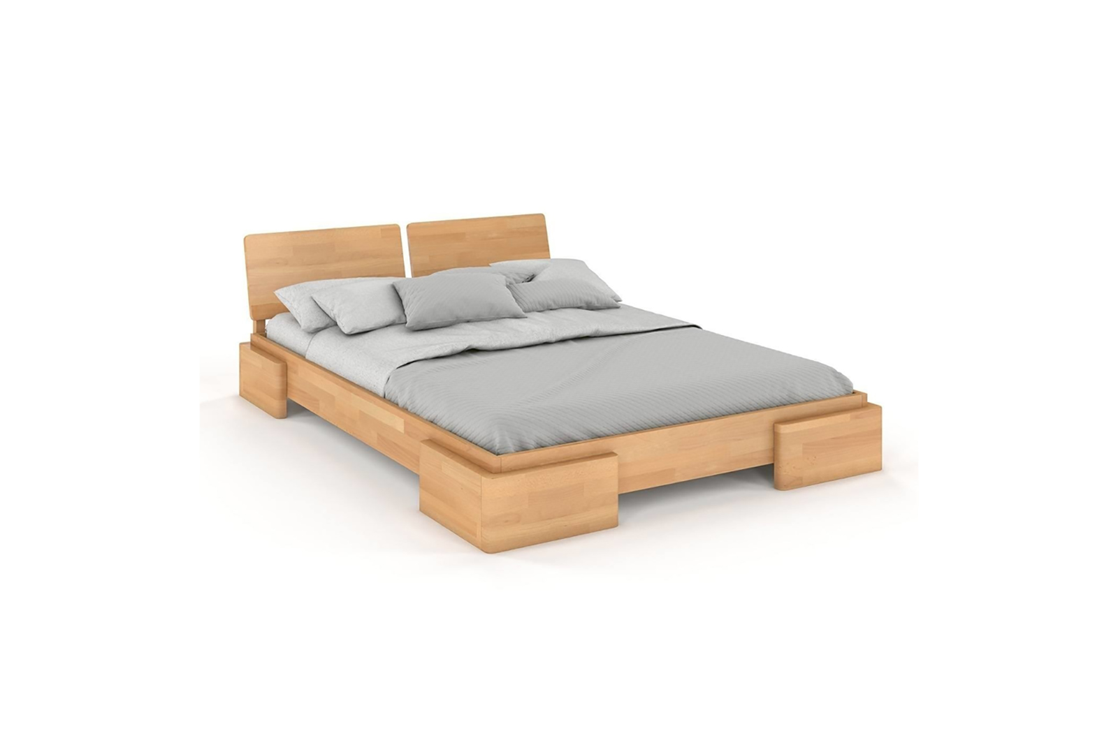 VISBY ARGENTO BEECH BED