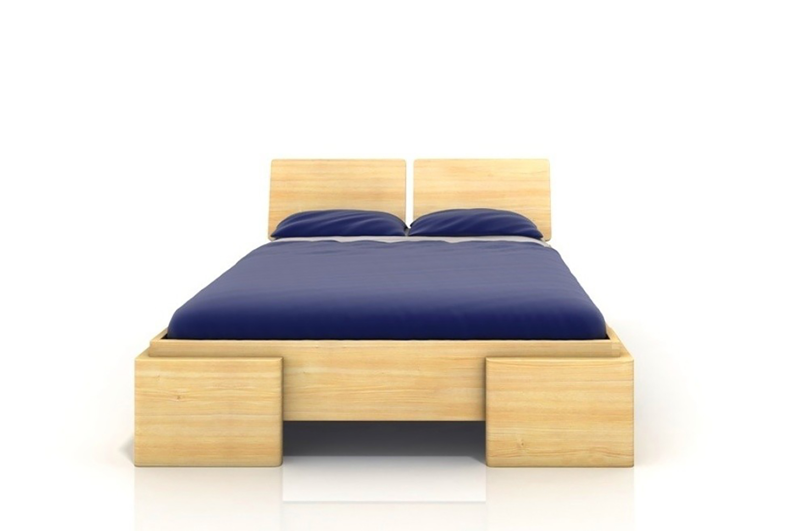 VISBY ARGENTO HIGH PINE BED