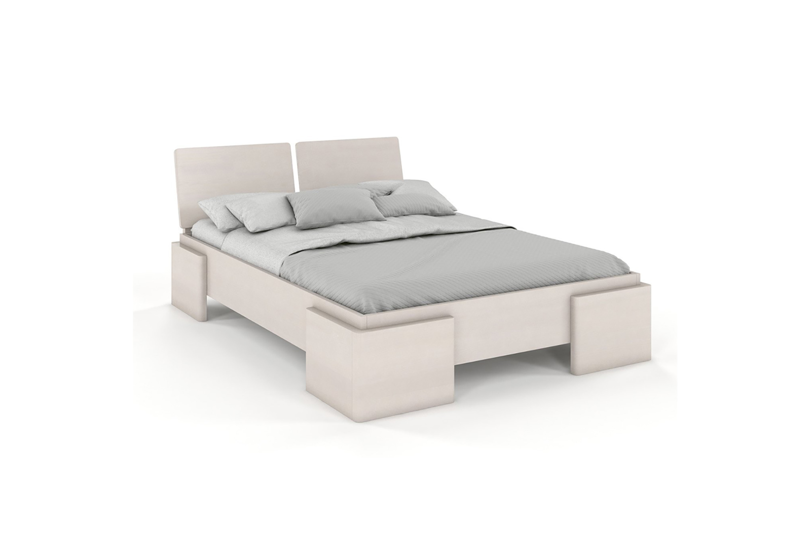 VISBY ARGENTO HIGH PINE BED 1
