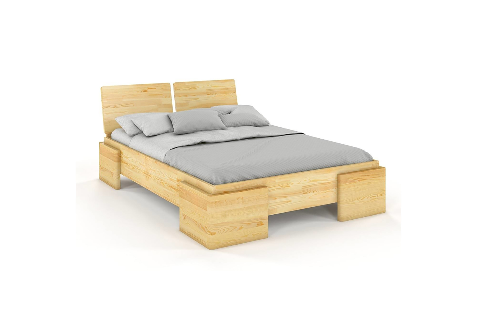 VISBY ARGENTO HIGH PINE BED 3
