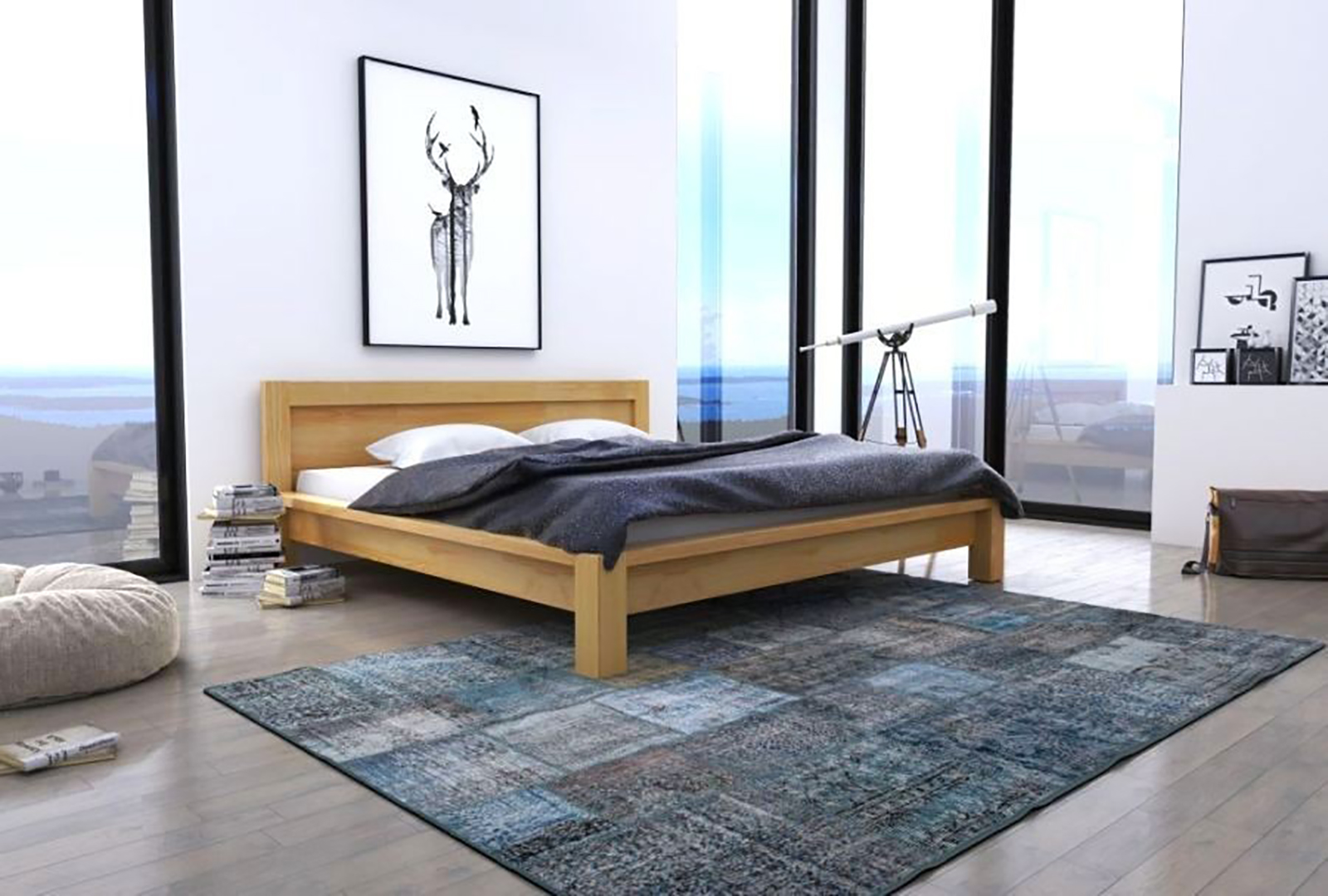 VISBY MOLDE PINE BED 2