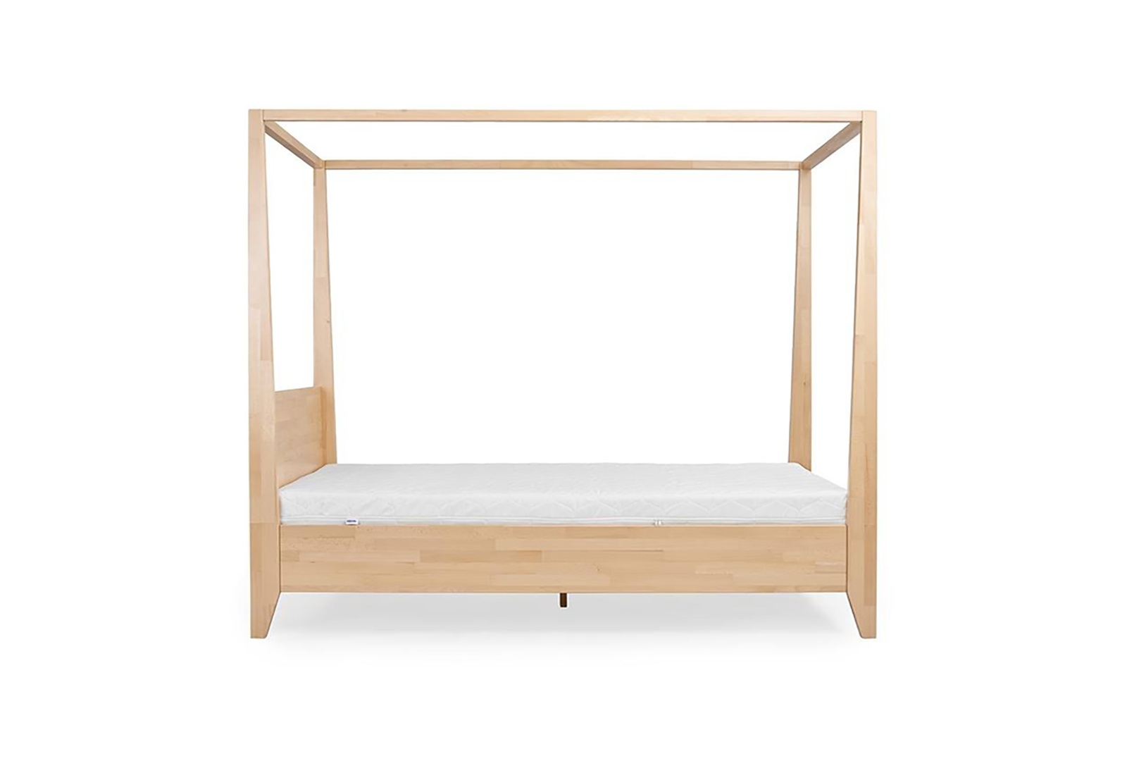 WOODEN BEECH BED WITH A VISBY CANOPY CANOPY 2