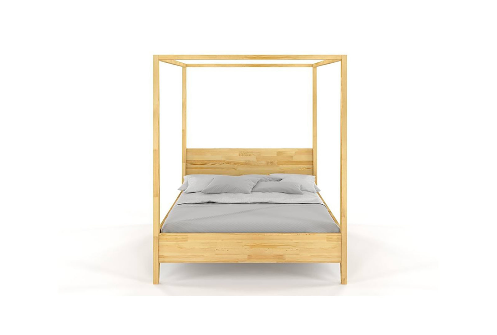 WOODEN PINE BED WITH A VISBY CANOPY CANOPY 1
