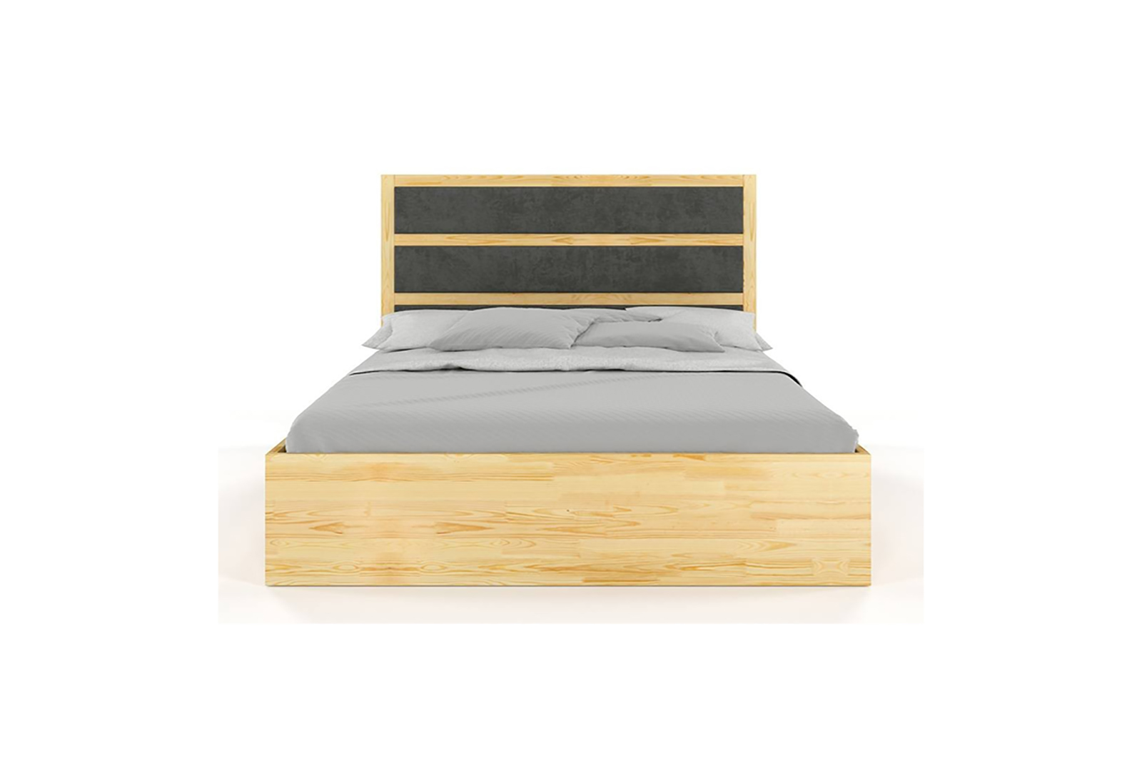 WOODEN PINE BED WITH DRAWERS VISBY MAGNUS 1