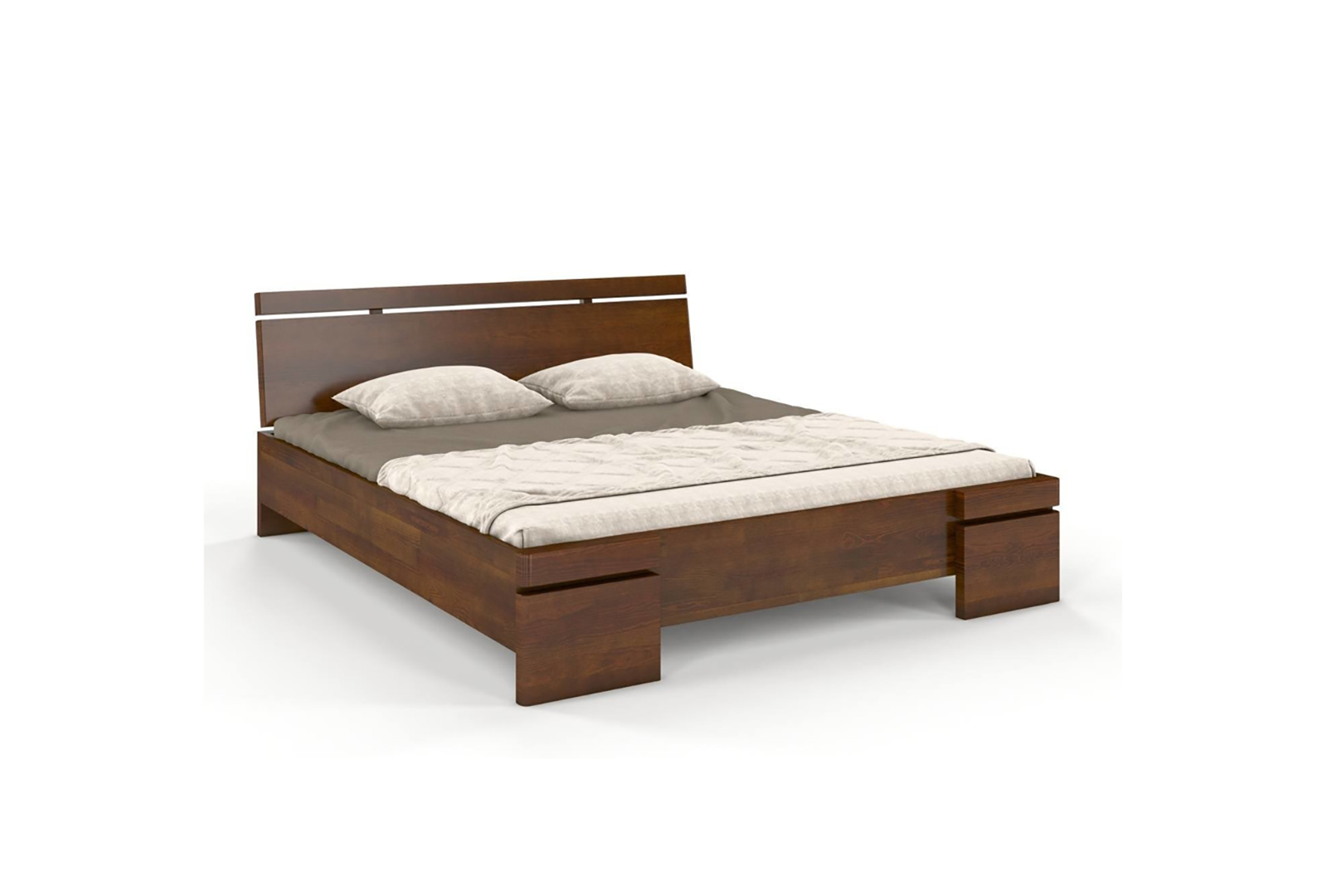 WOODEN PINE BED WITH A BOX FOR BEDDING SKANDICA SPARTA MAXI AND ST