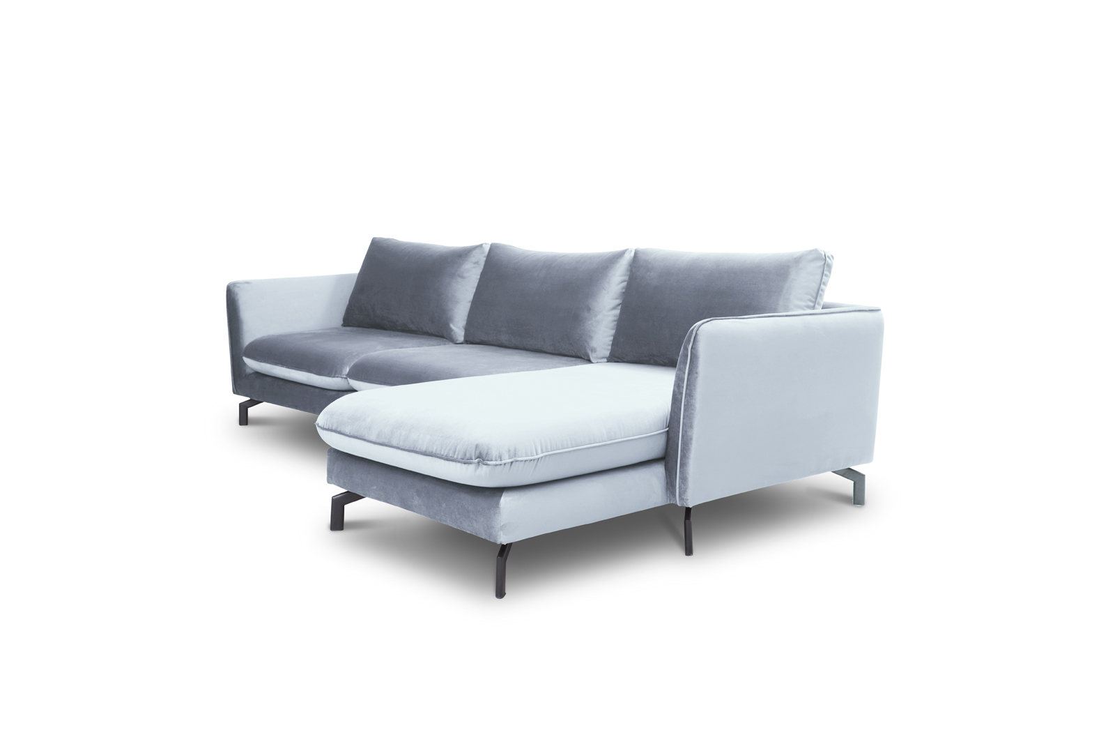 CAGLI polar frost corner sofa bed