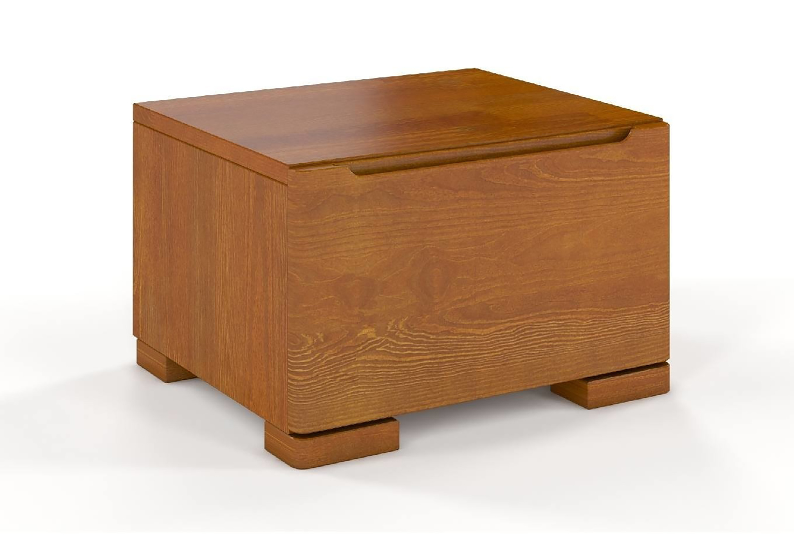 SKANDICA SPARTA LOW BEDSIDE TABLE MADE OF PINE WOOD 2