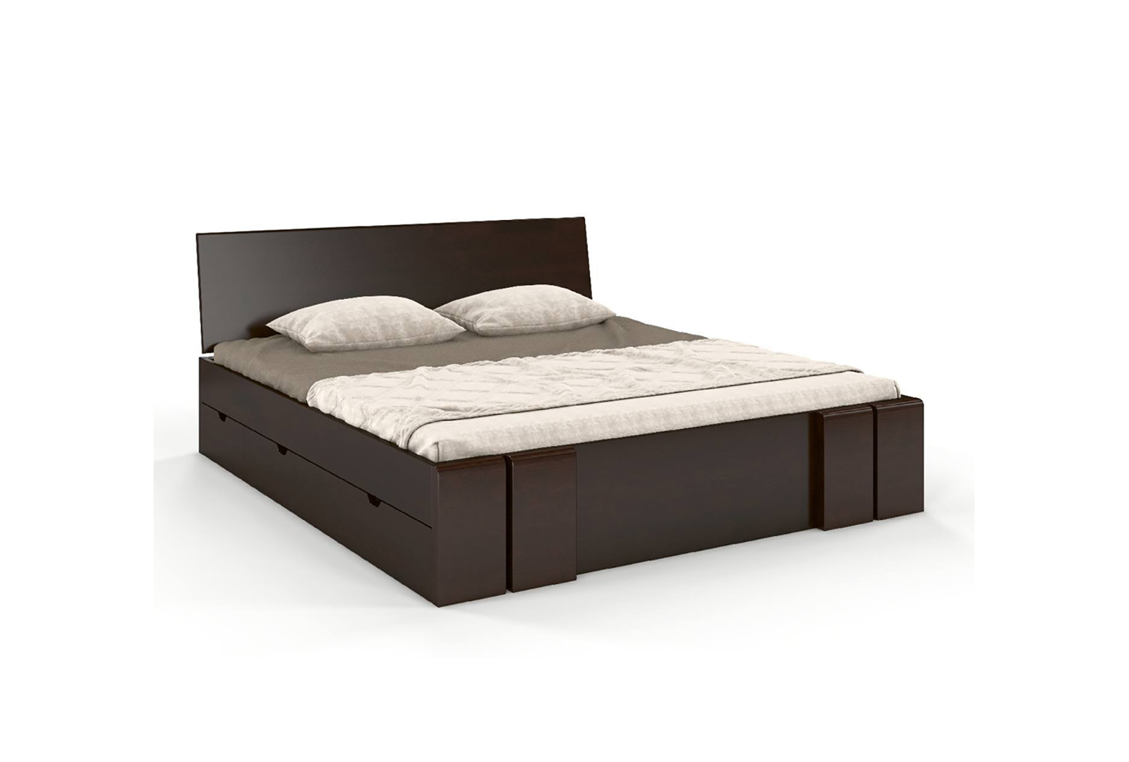 WOODEN PINE BED WITH DRAWERS SKANDICA VESTRE MAXI AND DR 2