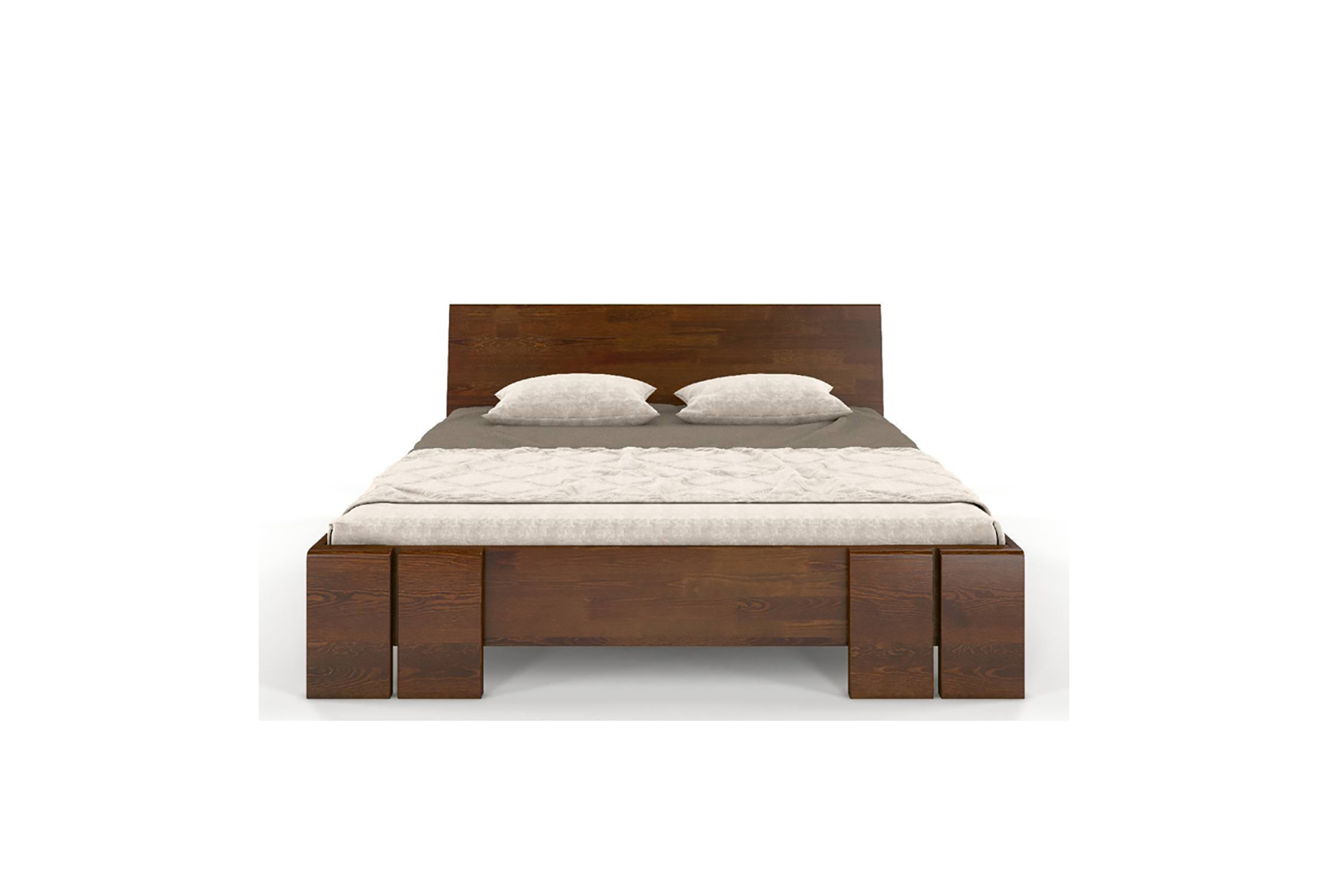 WOODEN PINE BED WITH A BOX FOR BEDDING SKANDICA VESTRE MAXI AND ST
